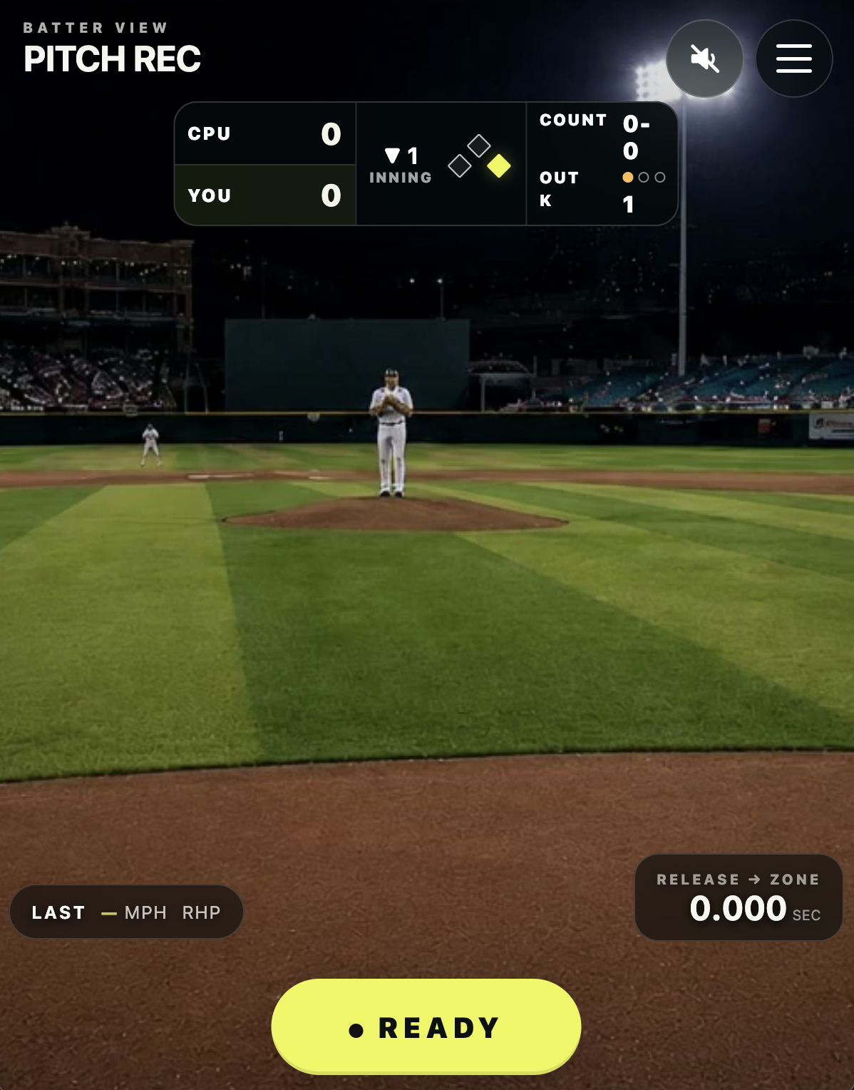Pitch Recognition batter's-box view