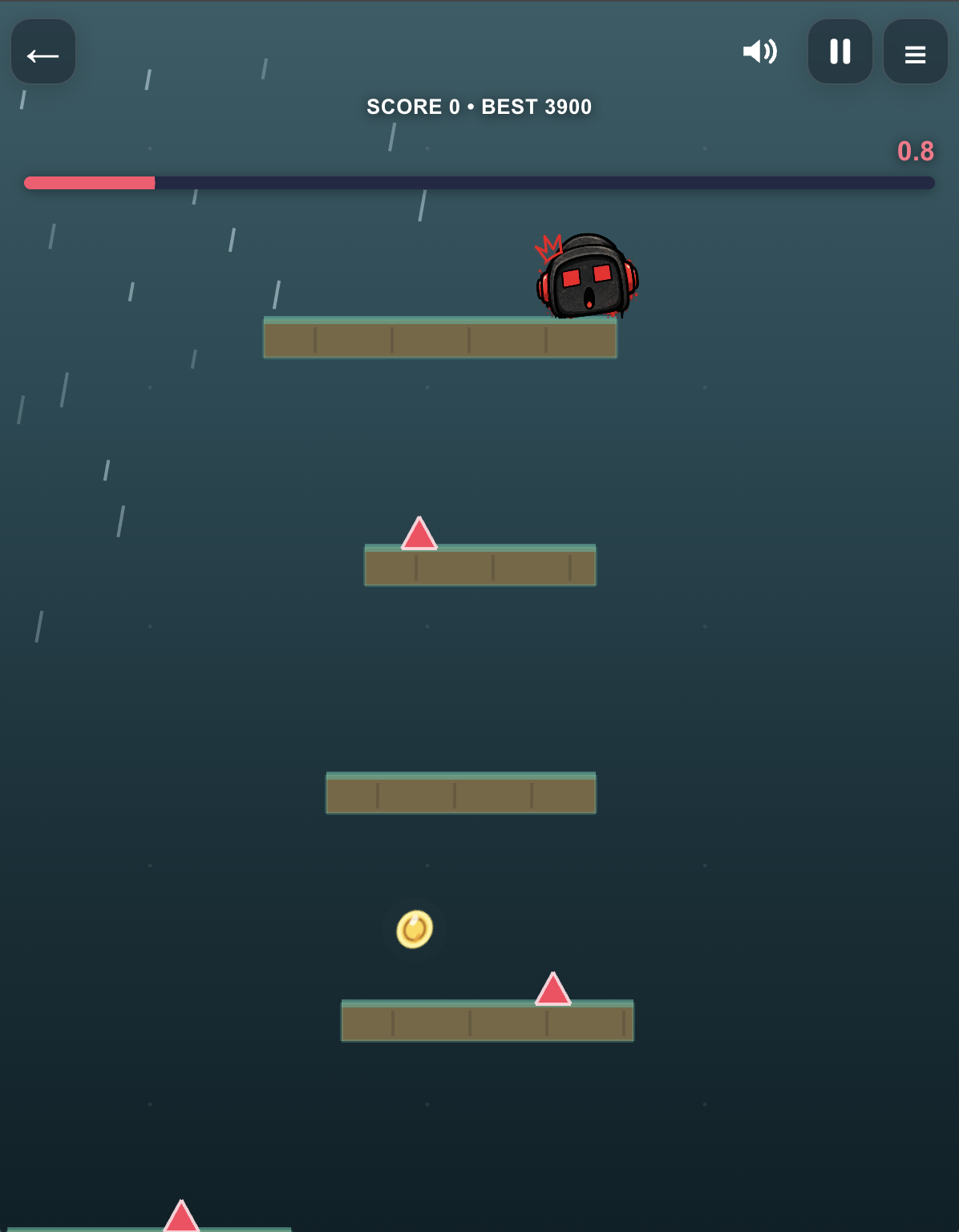 Slip and Jump screenshot showing another game view